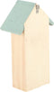 Esschert design insectenhotel - hout - mintgroen/naturel - 24.5x10.5x29cm - bijenhotel/Insectenhuis