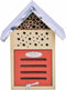 Esschert Design Insectenhotel - rood - hout en RVS - 18 x 15 x 24 cm