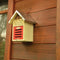 Esschert Design Insectenhotel - rood - hout en RVS - 18 x 15 x 24 cm