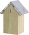 Esschert Design Insectenhotel - rood - hout en RVS - 18 x 15 x 24 cm