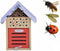 Esschert Design Insectenhotel - rood - hout en RVS - 18 x 15 x 24 cm