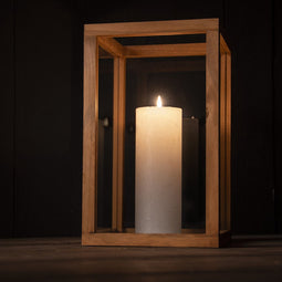 Esschert Design Lantaarn hout set van 4