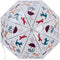 Esschert Design Paraplu transparant It's raining cats & dogs Ø83cm