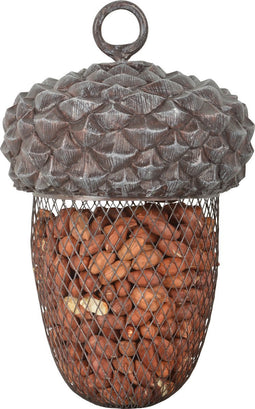 Esschert Design Pindavoedersilo - Vogelvoederhuisje - Grijs - 14 cm x 22 cm