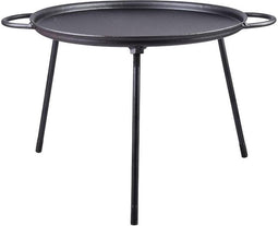 Esschert Design - Pizza bakplaat van gietijzer - Heat - Staal - Zwart