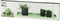 Esschert - Design - Plantenblad - hangend - rechthoekig - L - groen