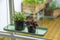 Esschert Design Plantenblad hangend rechthoekig S groen