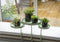 Esschert - Design - Plantenblad - met - klem - rond - L - groen
