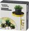 Esschert - Design - Plantenblad - met - klem - rond - S - goudkleurig