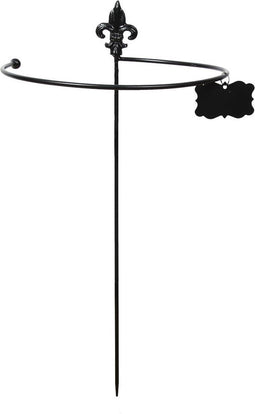Esschert Design Plantensteun Franse Lelie 61,6 Cm Staal Zwart