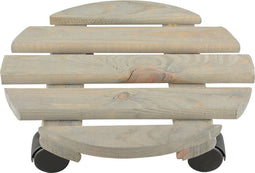 Esschert Design Plantentrolley - hout - 28 cm - tot 100 kg - trolley voor kamerplanten
