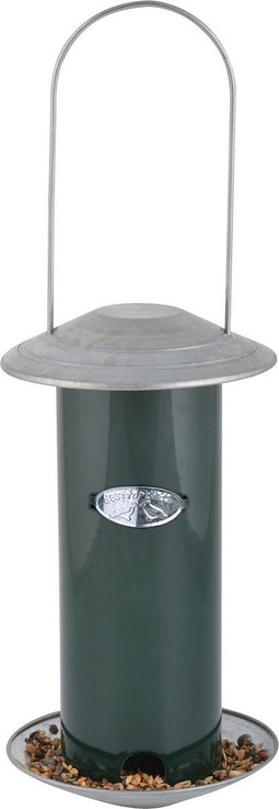 Esschert Design Silo - Vogelvoederhuisje - Groen - 12.7 cm x 12.7 cm x 22.8 cm
