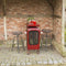 Esschert Design Tafel Tractor rood IH033