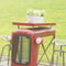 Esschert Design Tafel Tractor rood IH033