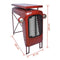 Esschert Design Tafel Tractor rood IH033