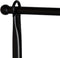 Esschert Design - Tafeldecoratieklem zwart - hoogte 110cm - breedte verstelbaar van 117 - 210cm