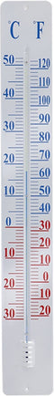 Esschert Design thermometer op wandplaat 90 cm TH9