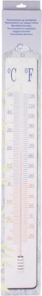 Esschert Design thermometer op wandplaat 90 cm TH9