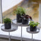 Esschert Design Vensterbankklem - In hoogte verstelbaar - D14cm - Wit