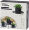 Esschert Design Vensterbankklem - In hoogte verstelbaar - D14cm - Wit