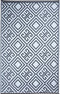 Esschert Design Vloerkleed - 120x180 cm - Zwart Wit