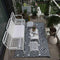 Esschert Design Vloerkleed - 120x180 cm - Zwart Wit