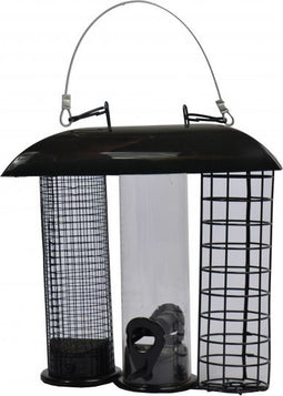 Esschert Design - Voedersilo 3 in 1 - Zwart