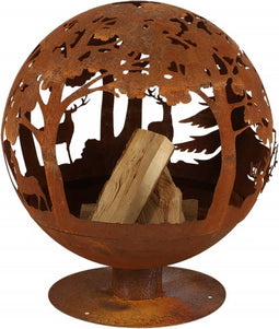 Esschert Design Vuurbal laser cut roest