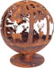 Esschert Design Vuurbal laser cut roest