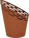 Esschert Design - Vuuremmer lasercut strepen - Roestbruin - Vuurschaal