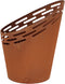 Esschert Design - Vuuremmer lasercut strepen - Roestbruin - Vuurschaal