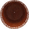 Esschert Design Vuuremmer roest - laser cut rondjes