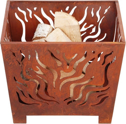 Esschert Design Vuurkorf - 39 x 39 x 30 cm - Roest - FF161