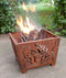 Esschert Design Vuurkorf - 39 x 39 x 30 cm - Roest - FF161