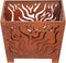 Esschert Design Vuurkorf - 39 x 39 x 30 cm - Roest - FF161