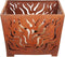 Esschert Design Vuurkorf - 39 x 39 x 30 cm - Roest - FF161