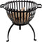 Esschert Design Vuurkorf - 61 x 50 x 54,5 cm - Tulpvorm - Zwart
