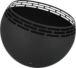 Esschert - Design - Vuurplaats - bolvormig - strepen - zwart