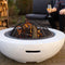 Esschert Design – Vuurschaal Beton(look) MGO L - Vuurschaal BBQ - Staal - Zwart