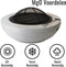 Esschert Design – Vuurschaal Beton(look) MGO L - Vuurschaal BBQ - Staal - Zwart