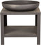Esschert - Design - Vuurschaal - met - houtopslag - 62 - cm - zwart