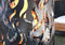 Esschert Design Vuurton Flames koolstofstaal zwart FF408