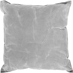 Esschert Design - Waxed canvas outdoor buitenkussen - 47,5X47,5cm - Grijs