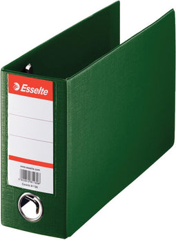 Esselte 2-Rings Kunststof Giro Ordner - Capaciteit van 600 Vel - Rugbreedte van 80mm - Groen
