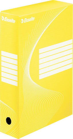 Esselte Boxycolor Archiefdoos - folio - 25 stuks - Geel