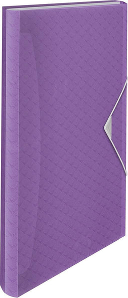 Esselte Colour'Breeze A4 Uitzetbare Projectmap - Organiser met 5 Tabbladen/6 Vakken - Lavendel