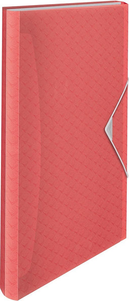 Esselte Colour'Breeze A4 Uitzetbare Projectmap - Organiser met 5 Tabbladen/6 Vakken - Koraal
