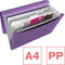 Esselte Colour'Breeze A4 Uitzetbare Projectmap - Organiser met 5 Tabbladen/6 Vakken - Lavendel