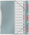 Esselte Colour'Breeze sorteermap, PP, ft A4, 12 tabs, assorti