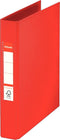 Esselte Duurzame Kartonnen 2-Rings Ringband voor A5 Documenten - 190 A4 Vel - Rugbreedte van 40mm - Rood